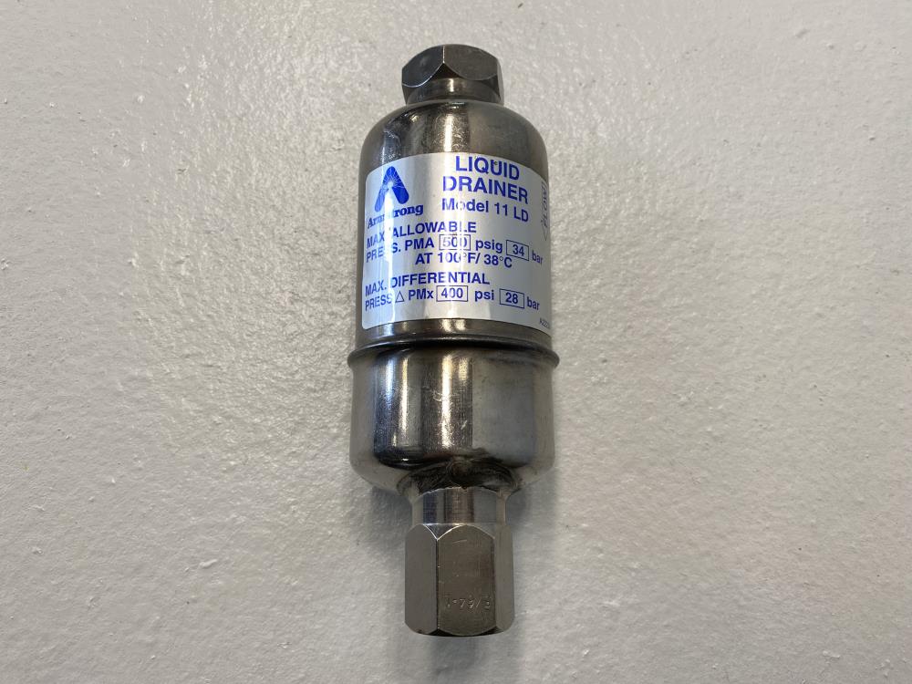 Armstrong 3/4" NPT Liquid Level Drainer, 11LD, 500 PSIG Max